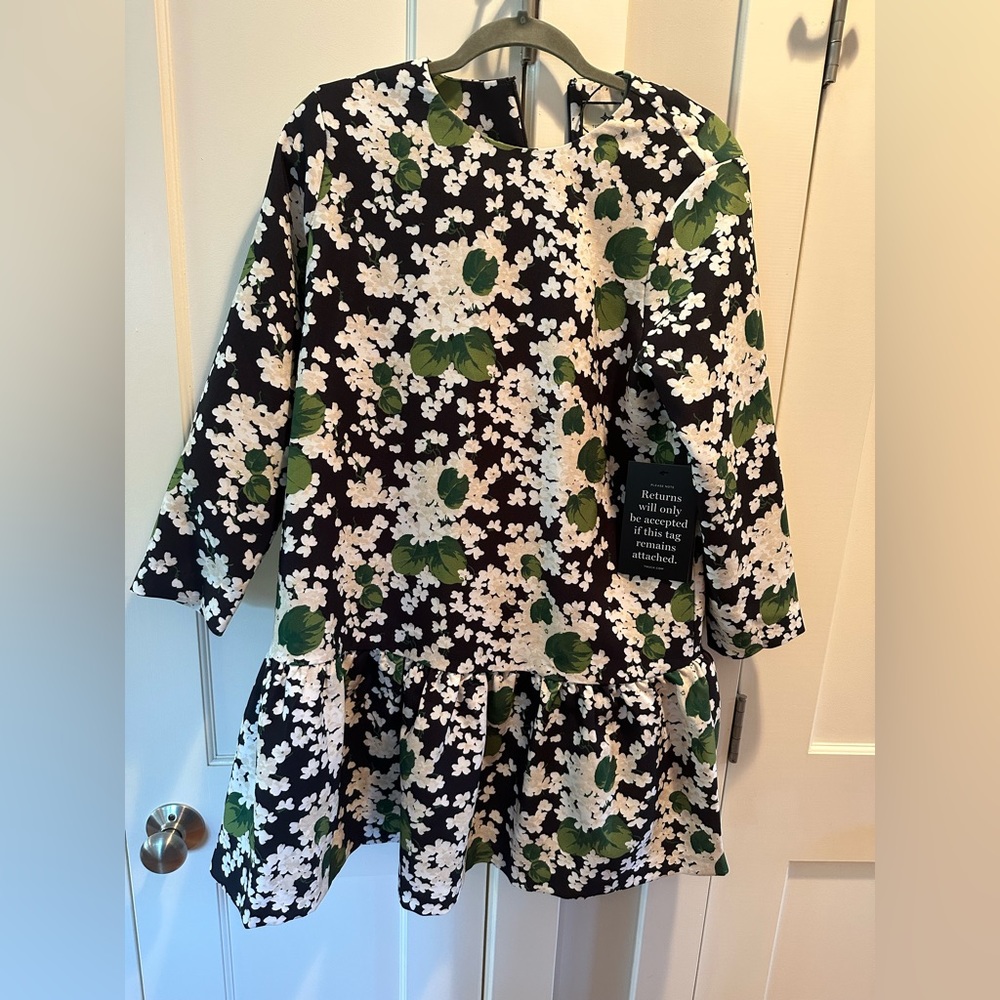 Tuckernuck black hydrangea dress NWT